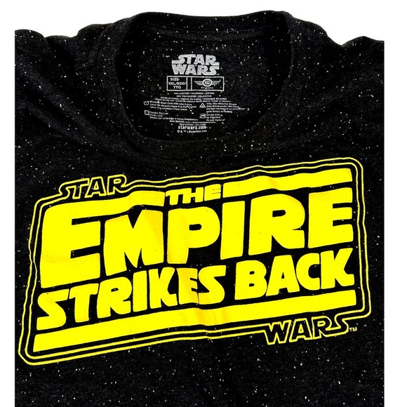Star Wars The Empire Strikes Back Mad Engine Black Yellow T-Shirt-2XL - Picture 2 of 7